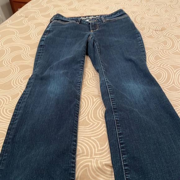 Eddie Bauer jeans, curvy fit, boot, cut, dark blue, 2P - Picture 2 of 7